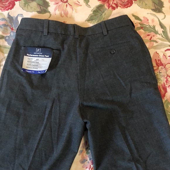 GEORGE Size 30W 30L Performance Dress Classic Fit
Stretch Wrinkle Resistant NEW - Picture 2 of 15